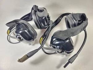 Lot Of 2 Motorola BDN6635B Heavy-duty Headsets With Boom Mics,  Model-M-77 - Bild 1 von 9