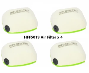 Filtro HiFlo HUSQVARNA TC125 FC 250 350 450 2016 17 18 19 20 21 HFF5019 paquete de 4 - Imagen 1 de 5