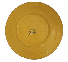 Genuine FIESTA Ware HLCo Made in USA Yellow 9.5" Dinner Plate