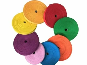 KRAFTZ® 5 X 50 Metres Rolls Cotton Tape 25mm 1" Craft Bunting Dressmaking Sewing - Picture 1 of 16
