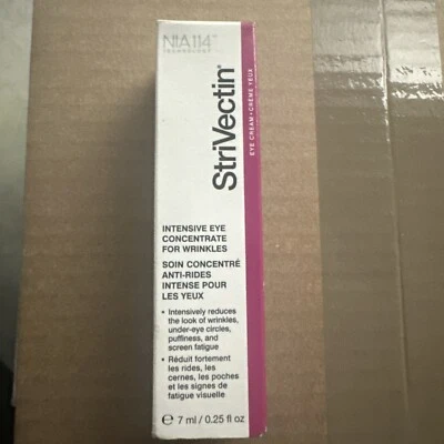 Strivectin Concentrado Intensivo para Ojos para Arrugas 0.25oz Tamaño de Viaje NUEVO en Caja Foto 1 de 4