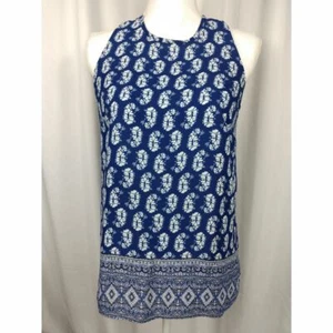 Willi Smith sleeveless blue top - Picture 1 of 9