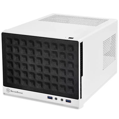 SilverStone SST-SG13WB, Cube-Gehäuse, weiß - Bild 1 von 4