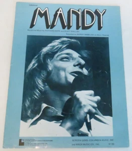 Mandy Sheet Music Richard Kerr Scott Englsih Barry Manilow 1971 - Picture 1 of 4
