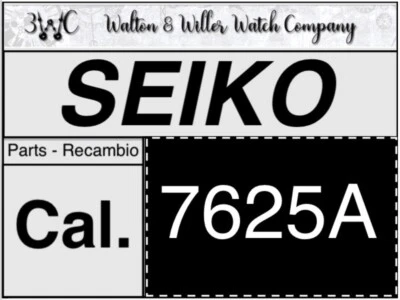 NOS [ 1X ] Seiko Cal. 7625 A spare parts watch vintage 7625A