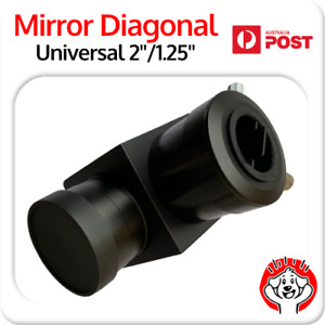  Universal 2" 90° Degree Mirror Diagonal (with 2" and 1.25" ports) for Telescope