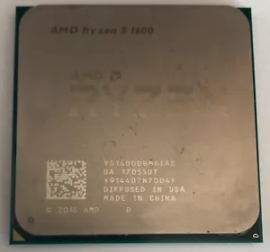 AMD Ryzen 5 1600 AM4 Hexa-core 3.2 GHz Gaming Processor - TESTED - Picture 1 of 3