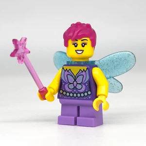 Lego Pixie Minifigur Fee rosa Zauberstab Flügel Wald-NEU - Bild 1 von 3