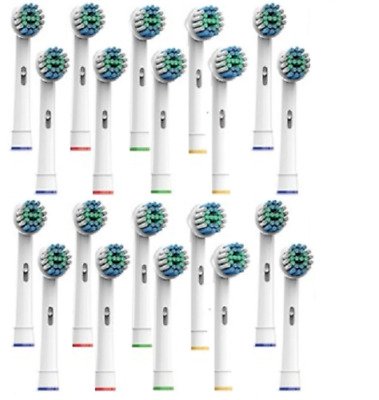 20 Pcs Electric Toothbrush Replacement Heads Compatible With Oral B Braun Models • 8.45£