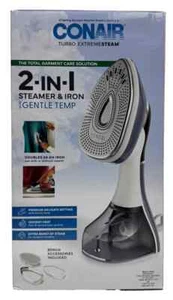 Conair TURBO ExtremeSteam 2-in-1 Handheld Steamer & Iron w/ Gentle Temp, 1875 W - Picture 1 of 5