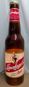 Insegna da parete illuminata mezza bottiglia birra vintage birra Leinenkugel's WI 29,5" - Foto 1 di 12