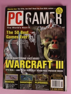 PC Gamer Magazine Warcraft III Cover November 1999 Vol 6 No 11 No CD - Picture 1 of 13