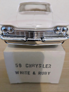 RARE 2-TONE! "1959 CHRYSLER NEW YORKER" PROMO MODEL *ORIGINAL BOX *SUPER NICE!