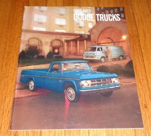 Original 1969 Dodge Light Duty Pickup Truck Sales Brochure Catalog 100 200 300 - Picture 1 of 2