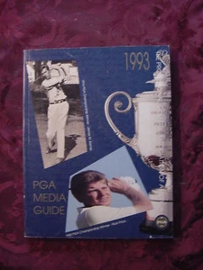 PGA Professional Golfers Association Huge MEDIA GUIDE 1993 - Picture 1 of 1