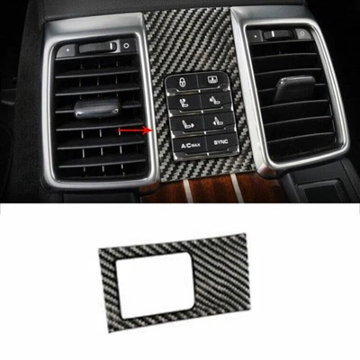 For Porsche Panamera 10-2016 Real Carbon Fiber Seat Adjustment Handle Panel Trim - Image 1 of 4