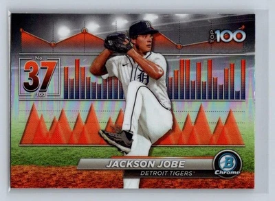 2024 Bowman #BTP-37 Jackson Jobe Bowman Scouts' Top 100 - Image 1 of 2