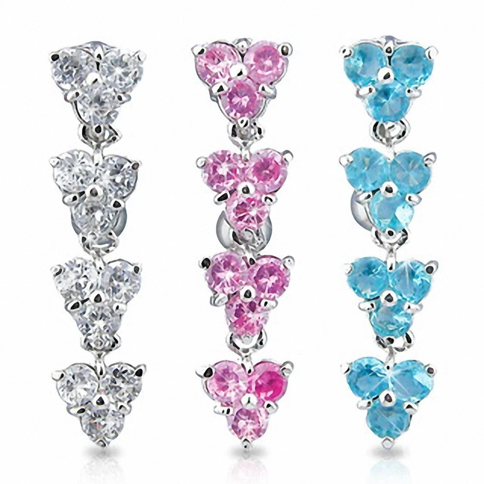 Piercing Navel Inverse Titanium 4 Flowers — 第 1/1 张图片