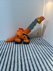Dinotrux Skya Tall Tail Slide Orange Dinosaur Crane Track Ramp Jump Hook 2015