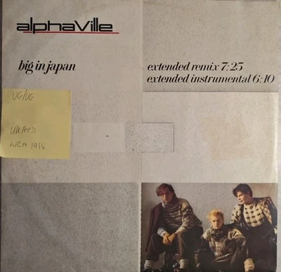 Alphaville Big In Japan Vinyl Record VG/VG X9505 T 1984 - Image 1 of 2