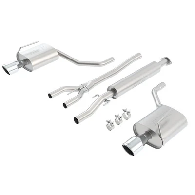 Borla 140386 S 型不锈钢猫背排气适用于 2009 - 14 日产 Maxima 3.5L V6 — 第 1/4 张图片