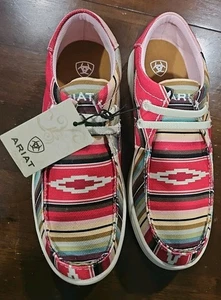 ARIAT KIDS SHOE'S HILO PASTEL SERAPE MULTICOLOR SIZE 3 - Picture 1 of 7