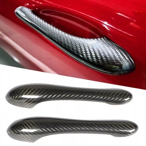 2x Carbon Fiber Door Handle Cover Trim For Maserati GranTurismo GT GTS MC 08-19 - Picture 1 of 5