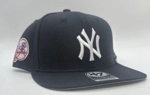 '47 New York Yankees Navy Blue Sure Shot Captain Snapback Hat - Picture 1 of 9