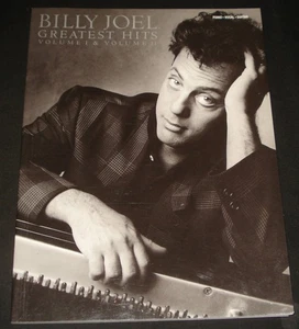 BILLY JOEL GREATEST HITS VOLUME 1 & 2 SHEET MUSIC BOOK 136 pages - Picture 1 of 3