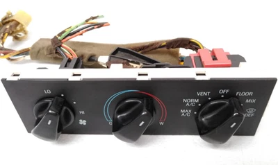 1 cabo Ford 1992 1996 F150 F250 A/C interruptor de controle de aquecedor de temperatura 1994 W75 - Imagem 1 de 4