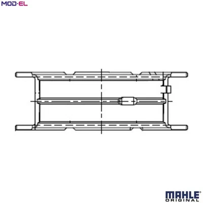 CRANKSHAFT BEARING 001 FL 21834 050 FOR OM 651.901 1.8L OM651.911/912/916 2.1L - Image 1 of 4