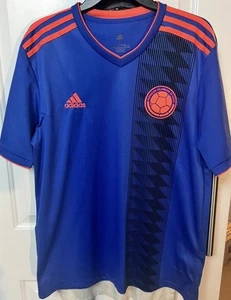 Colombia National Football Team 2017-2018 Away Soccer Jersey Shirt Adidas Mens L - Picture 1 of 3