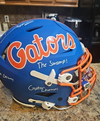 DJ Lagway Signed Riddell Speed Flex Florida Gato JSA coars - Image 1 of 4