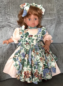 23" Vinyl Lissi Doll ANNE Strawberry Blonde Hair Golden Brown Eyes SO CUTE B16 - Picture 1 of 11