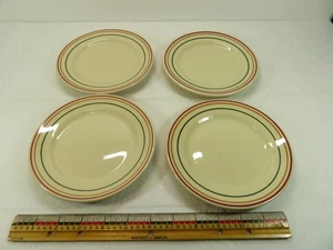 4 Iroquois China Pendleton Bread Butter Plates 6 1/4 in 1950 J4 Restaurant Ware - Picture 1 of 6