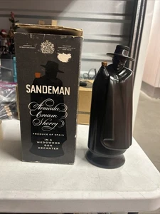 Vintage 1969 Sandman Don Dekanter in schwarz 10,5 Zoll groß mit BOX - Bild 1 von 7