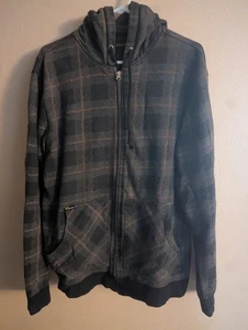 Vintage Emerica Skateboard Zip Up Hoodie Men’s Size Large Y2K Skater Grunge RARE - Picture 1 of 4