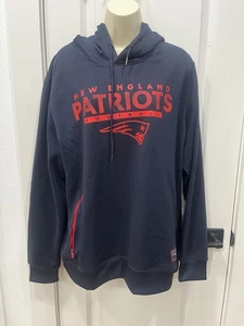 Felpa con cappuccio NFL Team Apparel New England Patriots da uomo taglia L - Foto 1 di 12