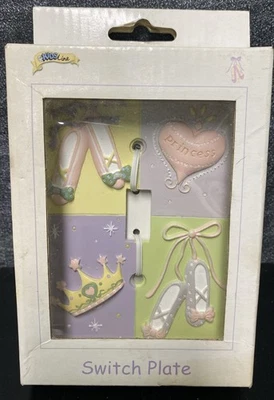 Bailarina de ballet princesa placa interruptor línea en punto para niños amarillo púrpura verde Foto 1 de 3