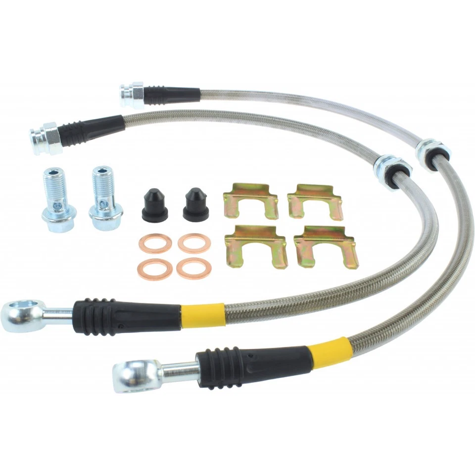 StopTech For Dodge Stratus 2001 2002 2003 2004 2005 Brake Lines Front - Image 1 of 4