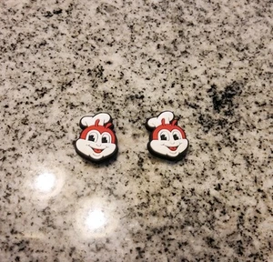 Dijes para zapatos Jollibee 2023 edición limitada para Crocs, Babole Jibbitz NUEVO, 2 piezas - Imagen 1 de 4
