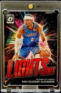 Luces ópticas Shai Gilgeous-Alexander 2024-25 Panini Donruss rojas #11 05/99 - Imagen 1 de 6