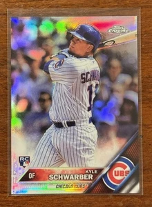 Topps Chrome Refractor 2016 Kyle Schwarber #166 Rookie RC - Imagen 1 de 2