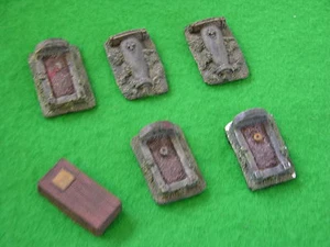 GRAVEYARD SET #3, PAINTED - Picture 1 of 1