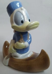 Extremely Rare Donal Duck Porcelain Figurine (Pales, Walt Disney, 1970s) 19x19cm - Imagen 1 de 10