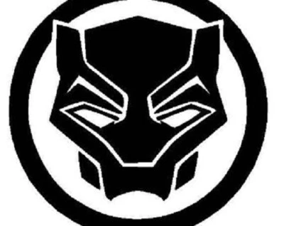 Black Panther Logo Vinyl Decal Helmet Sticker FREE SHIPPING window laptop cup - Image 1 of 3