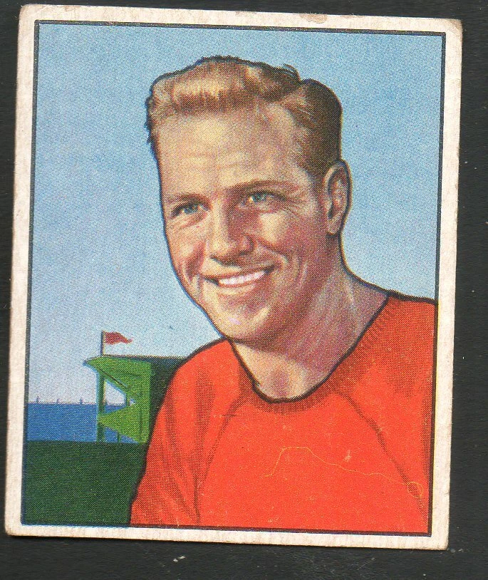 1950 Bowman Football Card #106 Ed Carr-San Francisco 49ers Vg Ex Card - Image 1 of 1