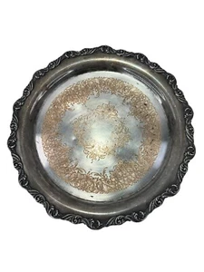Antique Silver Serving Tray by WILCOX International Silver Co. #572 - Picture 1 of 10