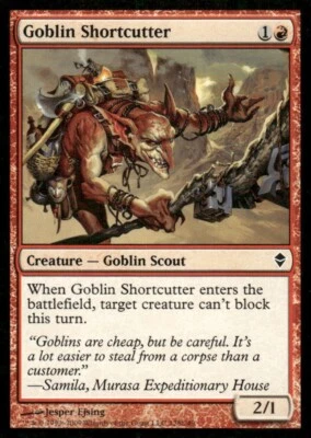 Goblin Shortcutter 128/249 Zendikar MTG Magic the Gathering card - Image 1 of 2