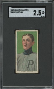 1909 T206 IZZY HOFFMAN NNO GOOD+ PIEDMONT 350 SGC 2.5 BASEBALL PROVIDENCE GRAYS